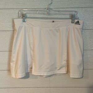 Adidas‎ Climalite Women's White Tennis Skirt with inner shorts Size Large